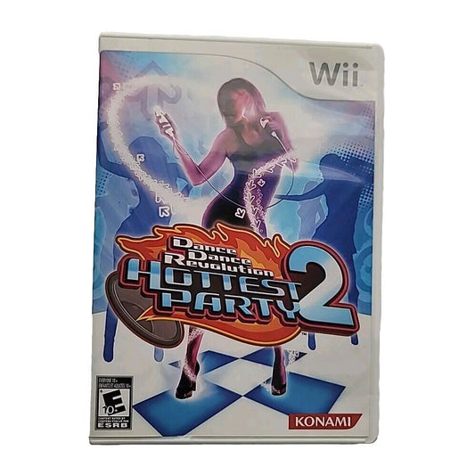 Dance Dance Revolution: Hottest Party 2 (Nintendo Wii, 2008) Case DISC Manual