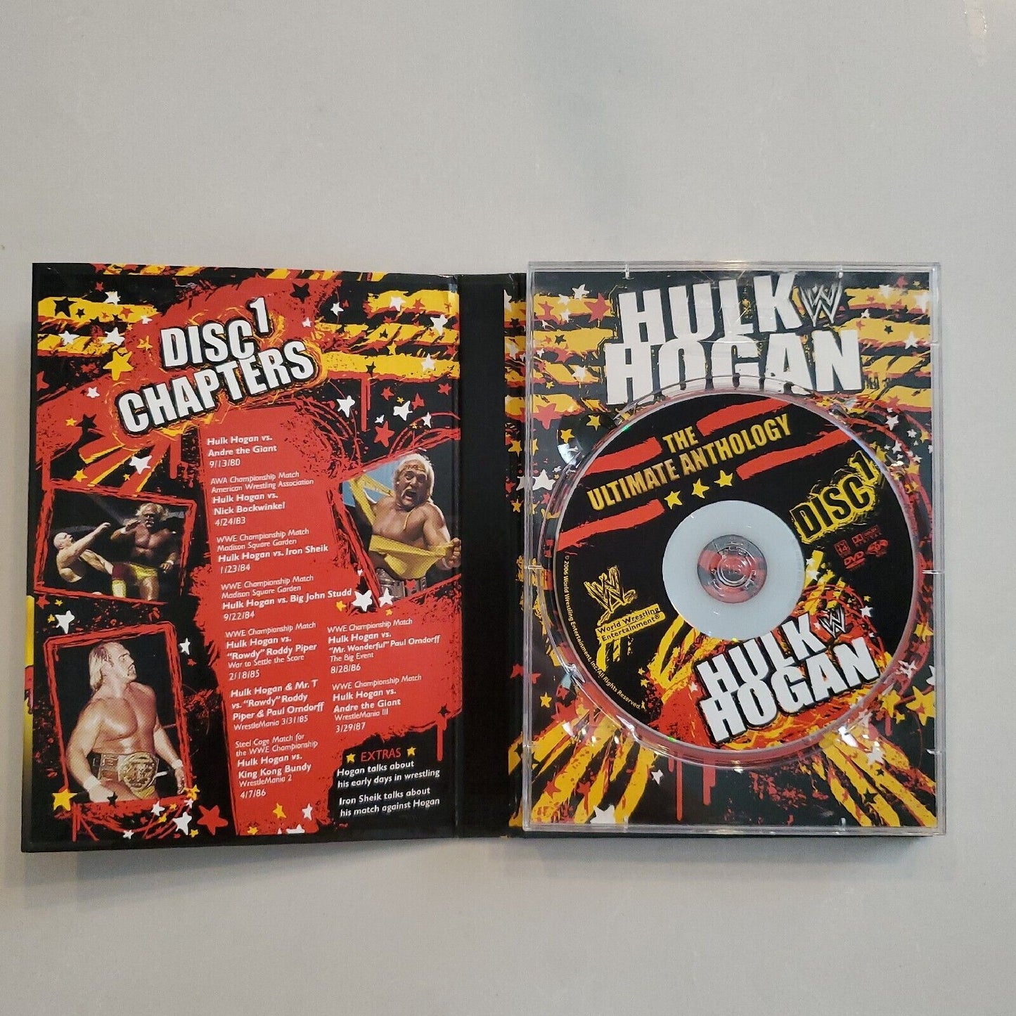 WWE - Hulk Hogan: The Ultimate Anthology (3-Disc + Bonus, DVD, 2006) 