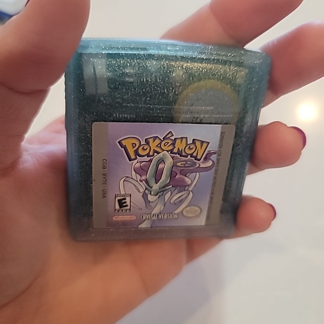 Pokemon Crystal Version (Nintendo GameBoy, 2001) Cartridge Only - Authentic Case