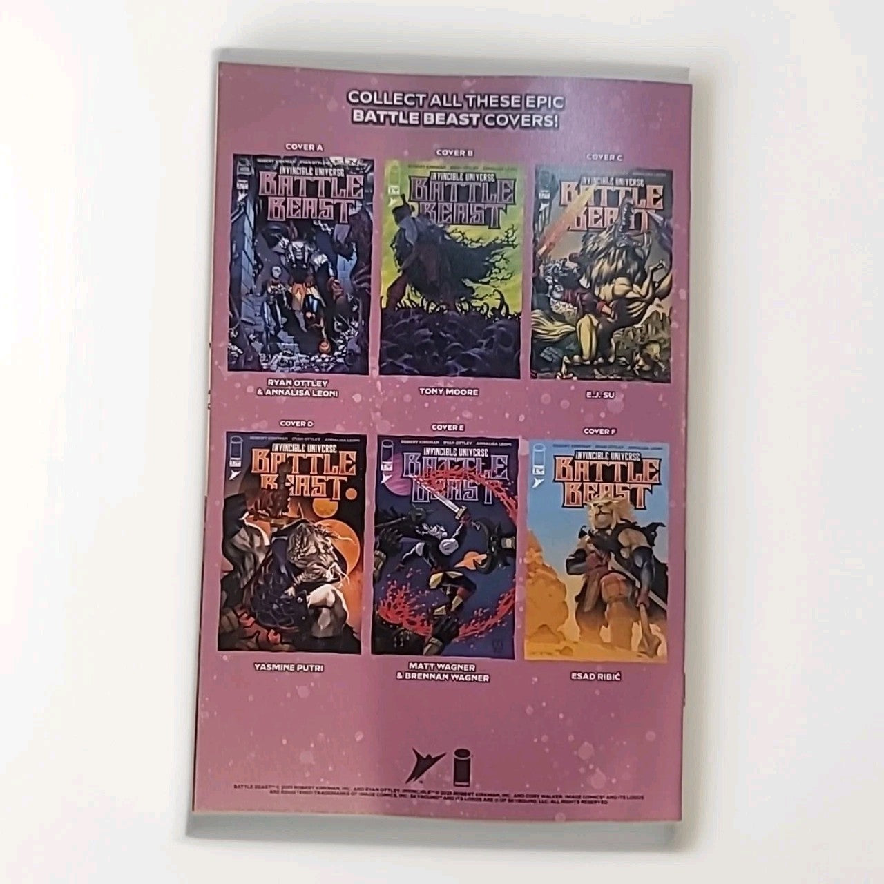 INVINCIBLE UNIVERSE BATTLE BEAST #5 CVR B TONY MOORE VAR 