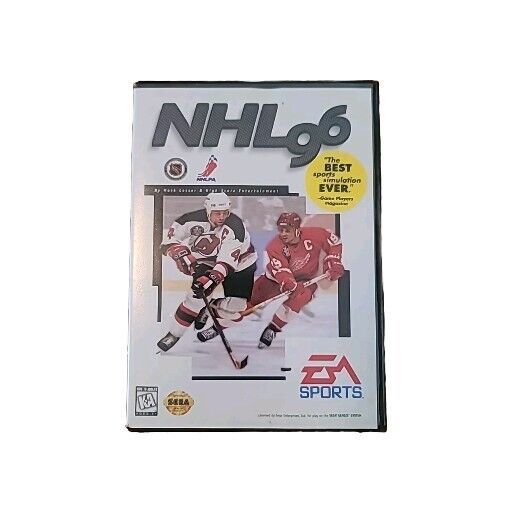 NHL 96 Sega Genesis- No Manual 