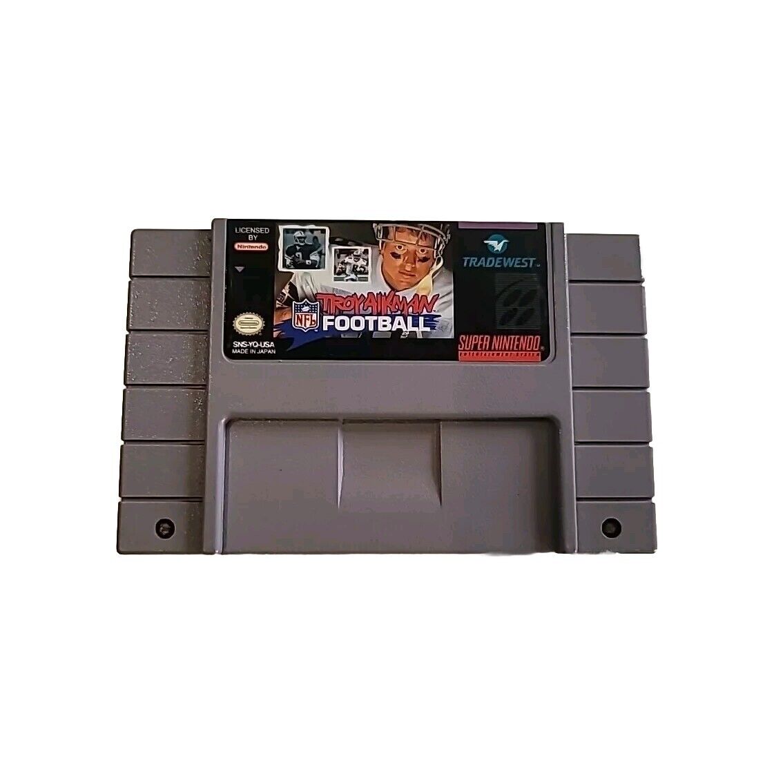 Troy Aikman NFL Football (Super Nintendo SNES, 1994) Cartridge Only - Tested