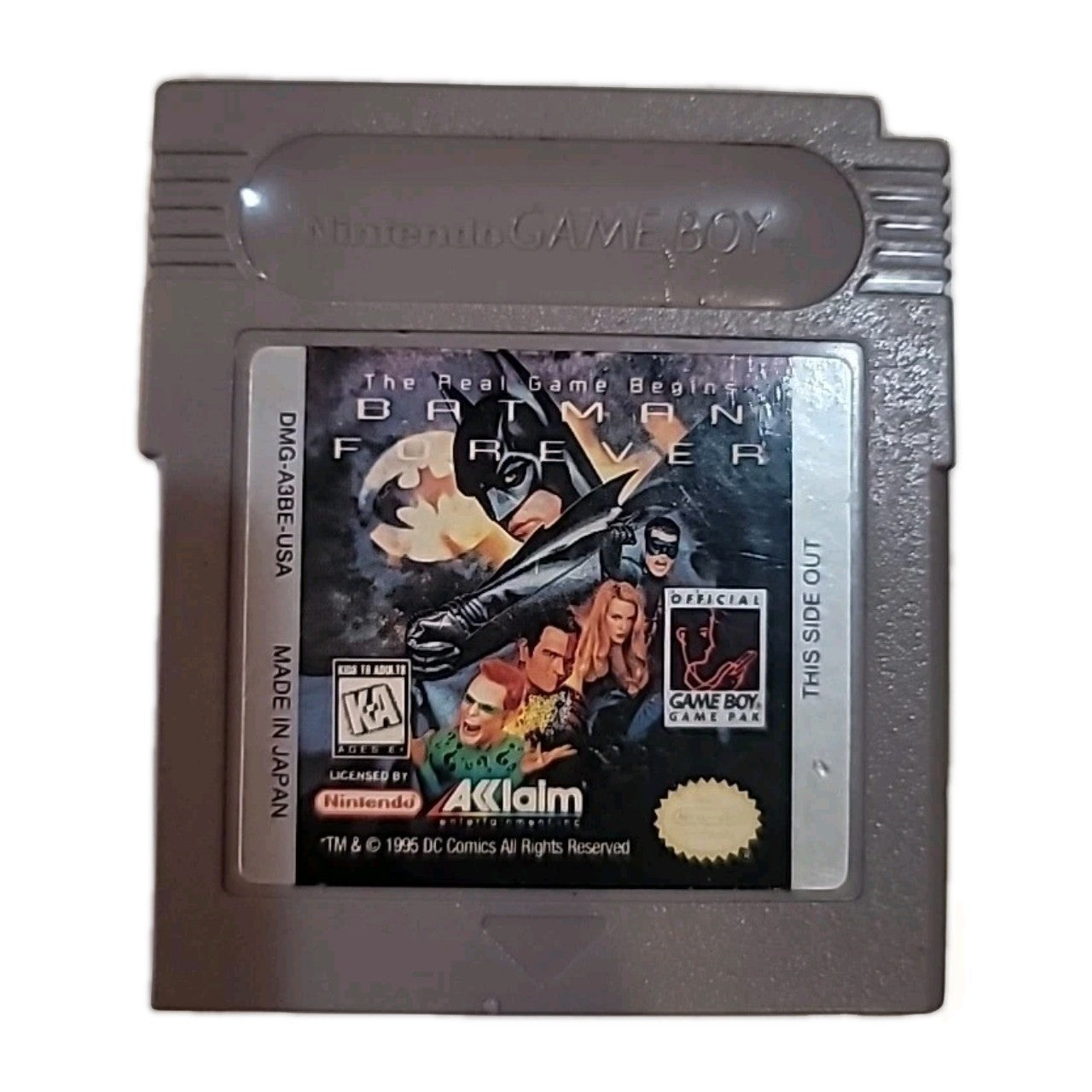 Nintendo Game Boy Batman Forever Video Game Cartridge Only Tested