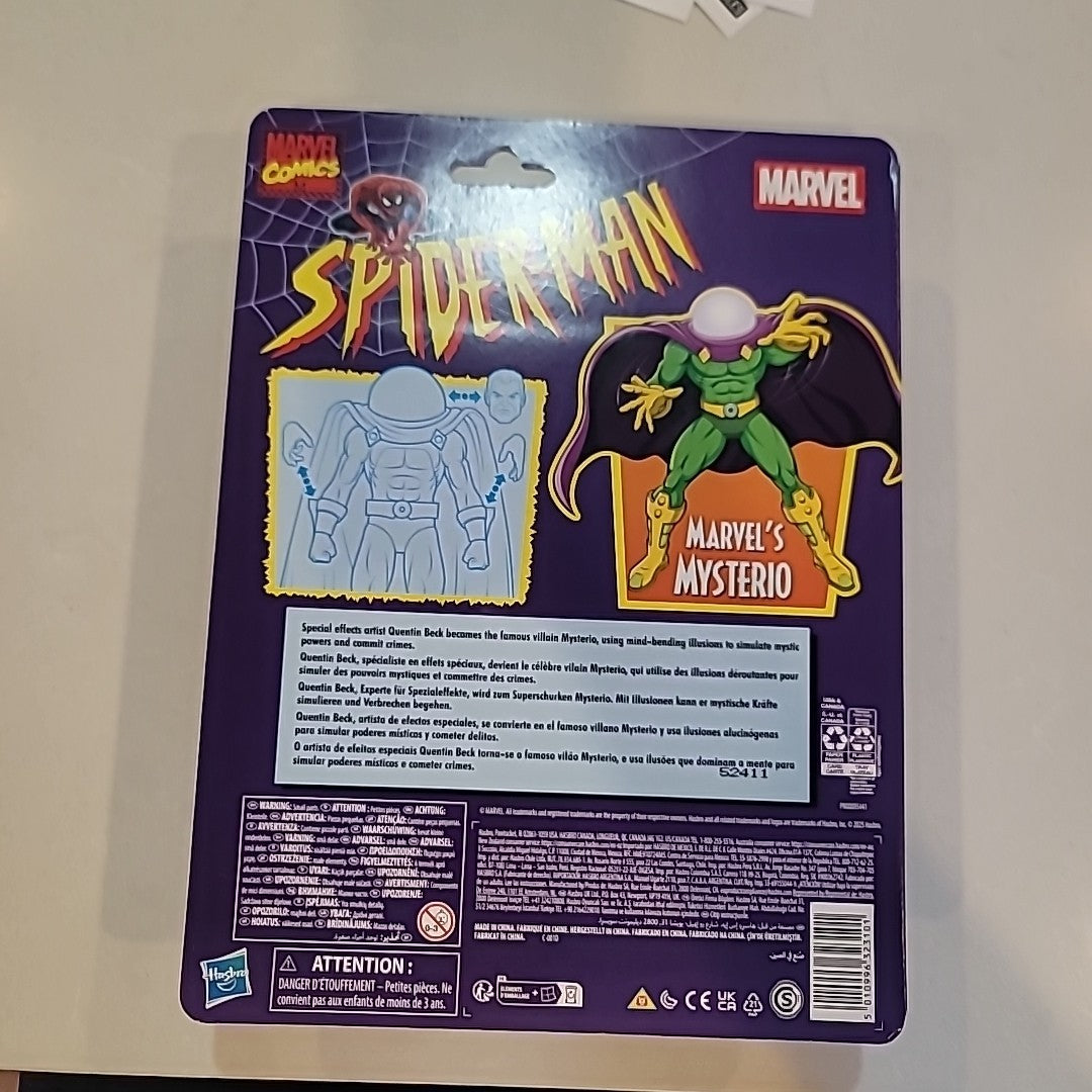 Marvel Legends Mysterio Spiderman The Animated Series 2025 Walmart Exclusive New
