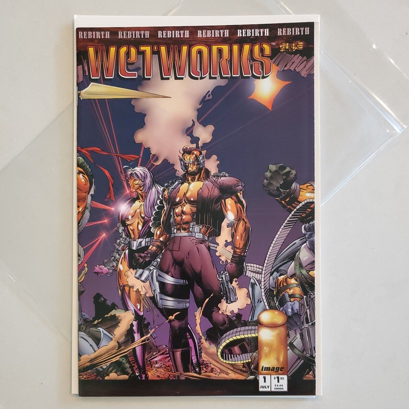 WETWORKS #1 VF WHITE COMIC 1994 WHILCE PORTACIO SCOTT WILLIAMS 1ST SERIES VG