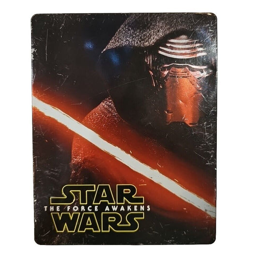 Star Wars The Force Awakens Steelbook 3 Disc Set Blu-ray DVD Bonus 2016