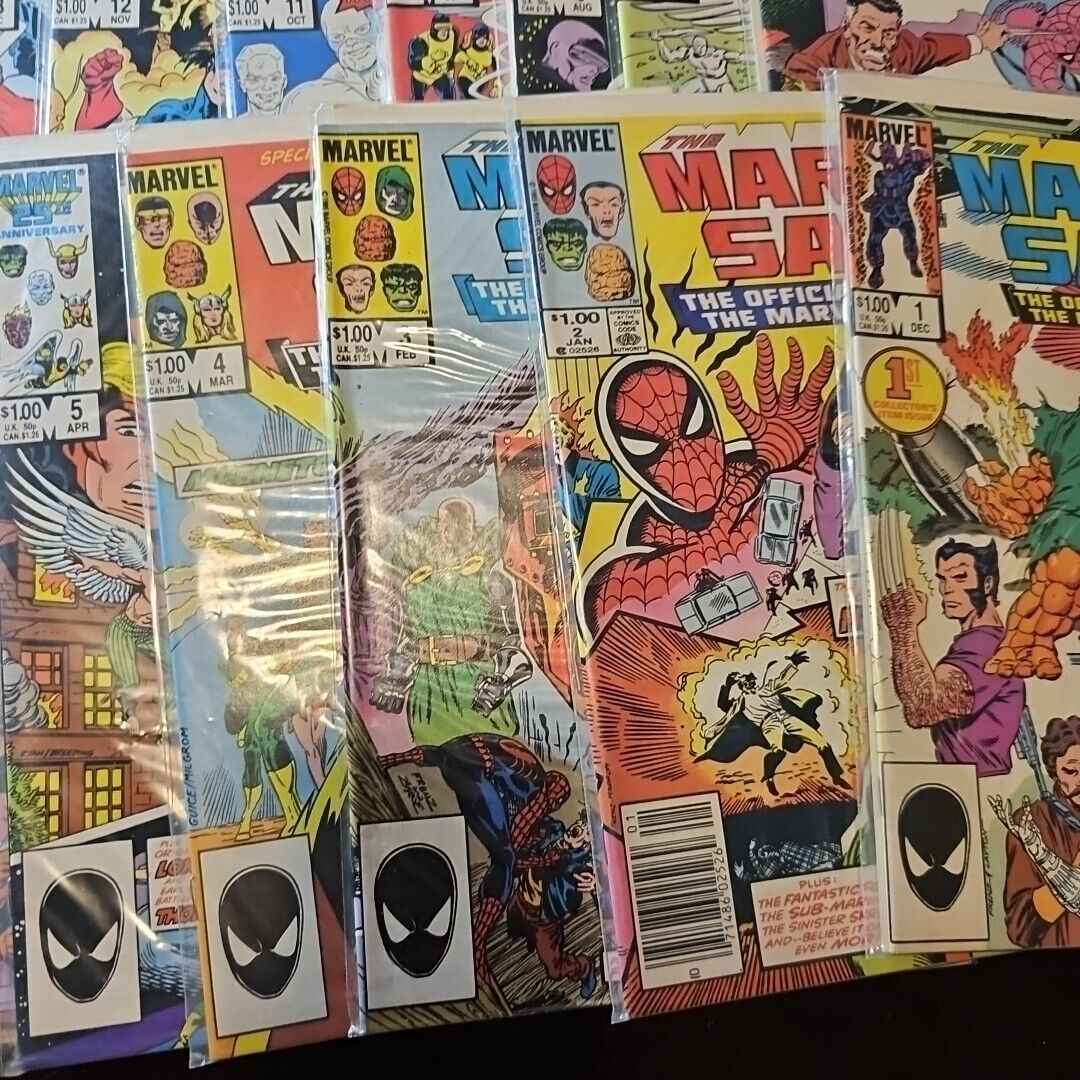 Marvel Saga #1-20 Comics Lot NM X-Men 1987