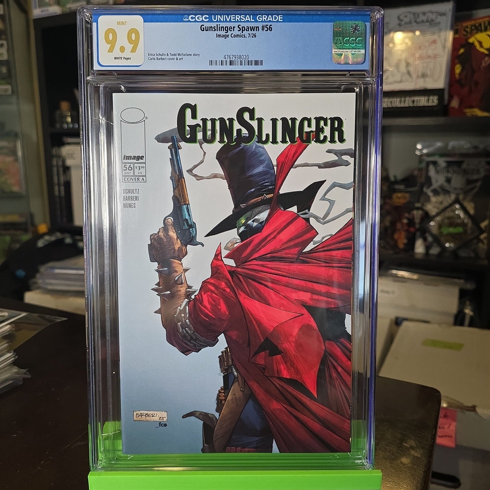GUNSLINGER SPAWN #56 CGC 9.9!