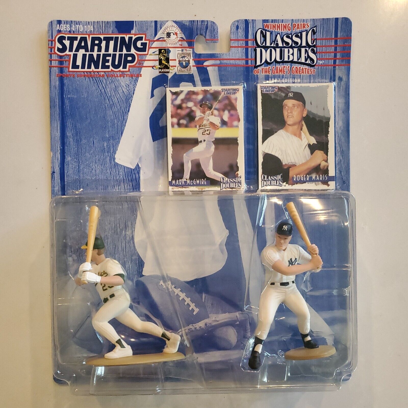 Starting Lineup SLU MLB 1997 Classic Doubles Mark McGwire & Roger Maris  MOC