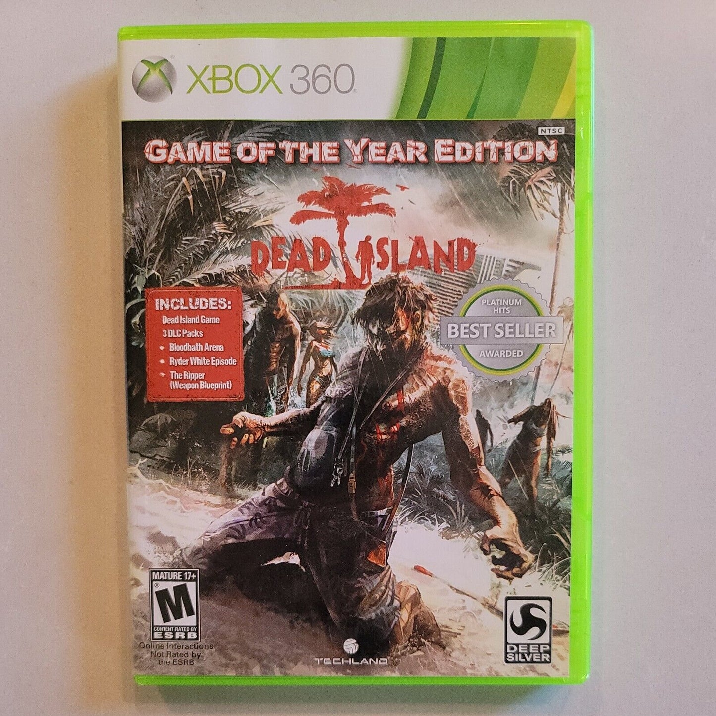 Dead Island -- Game of the Year Edition Microsoft Xbox 360 No Manual Tested BB3