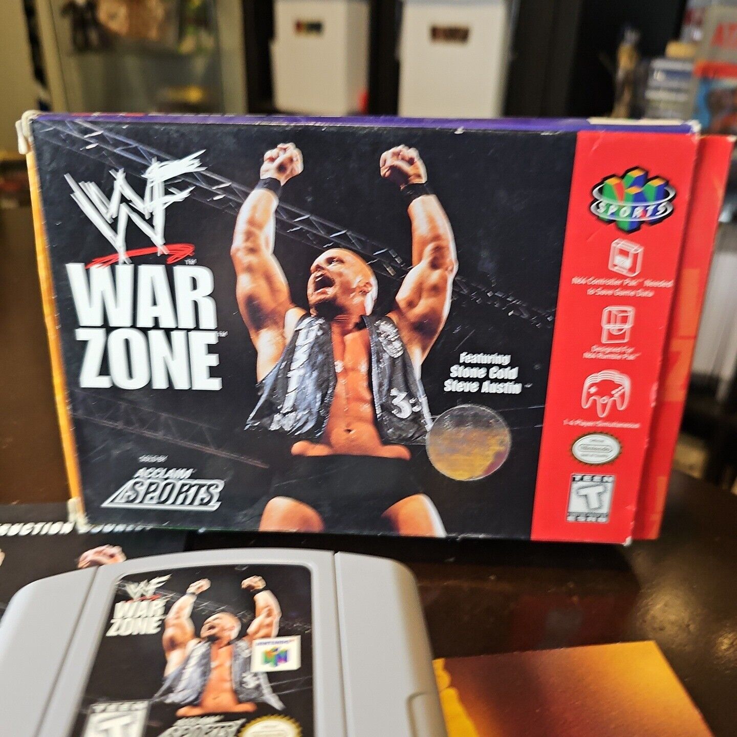 WWF War Zone Nintendo 64 N64 *CIB, COMPLETE*