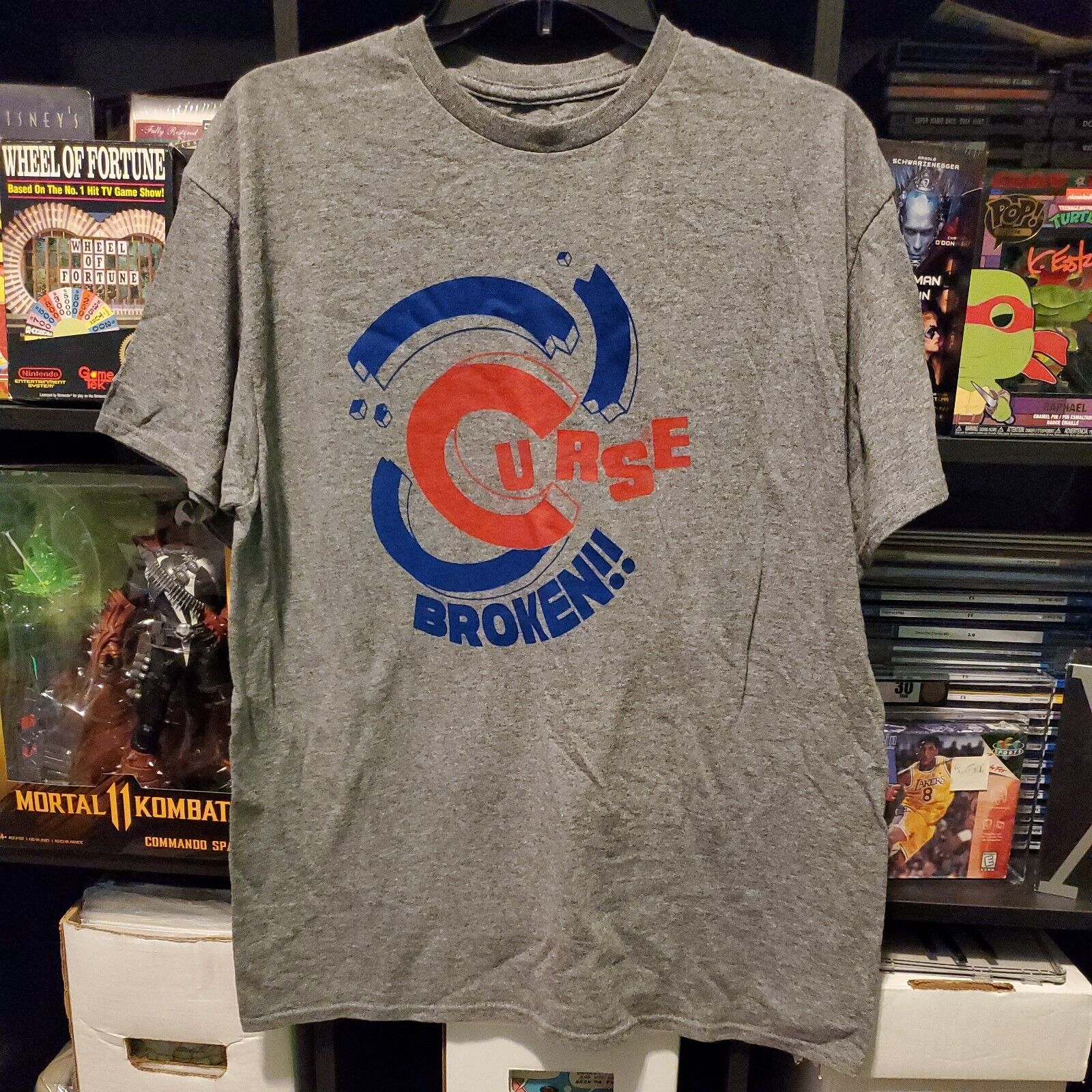 Chicago Cubs World Series 2016 Champs The Curse Is Broken T Shirt L