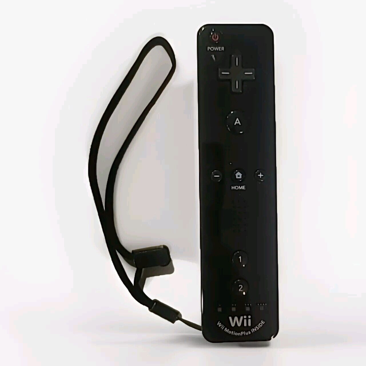 Nintendo Motion Plus Wii Remote Black Controller RVL-036