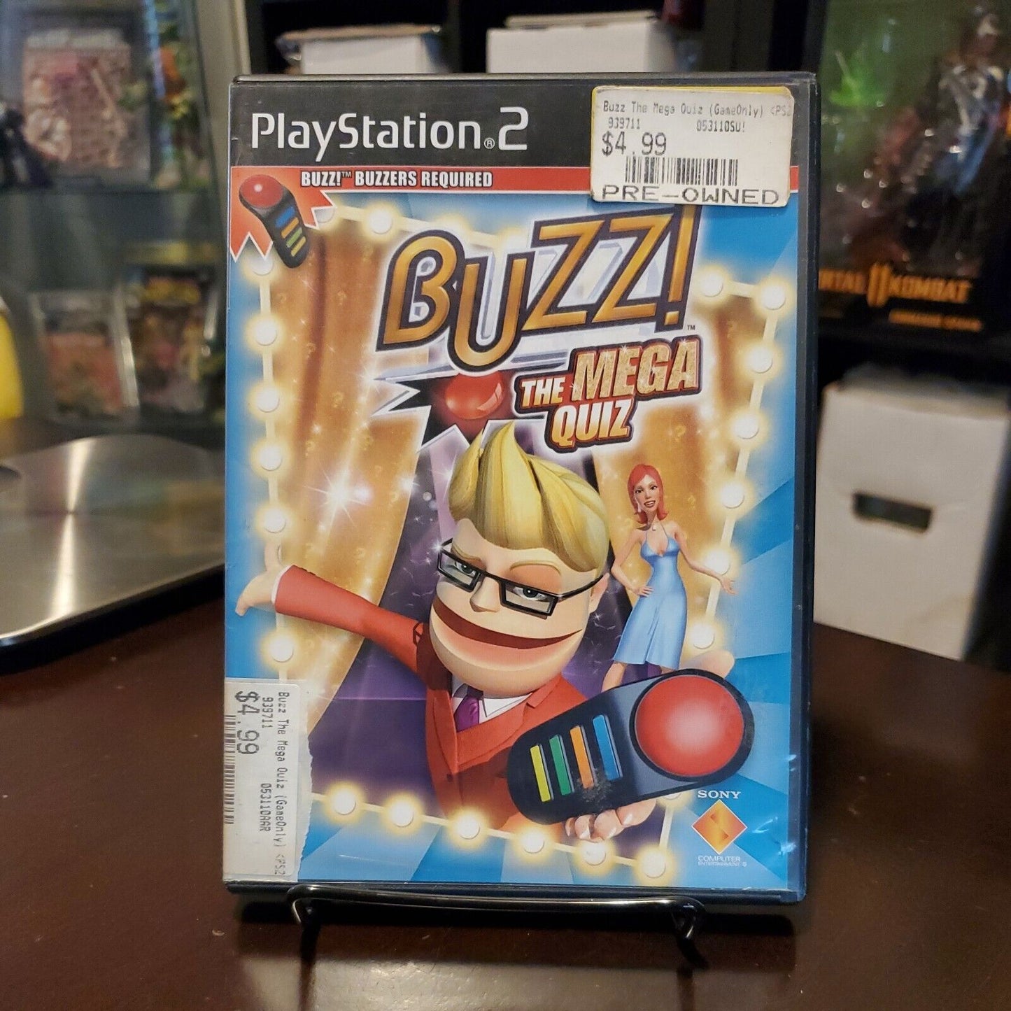 Buzz The Mega Quiz ( PlayStation 2, 2007) game only (no buzzers) NEW-SEALED ps2