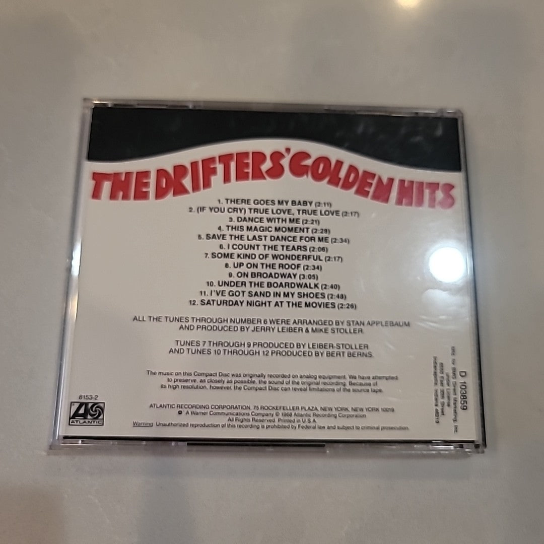 The Drifters Golden Hits CD-Near Mint Disk-12 Tracks-Up On The Roof-On Broadway