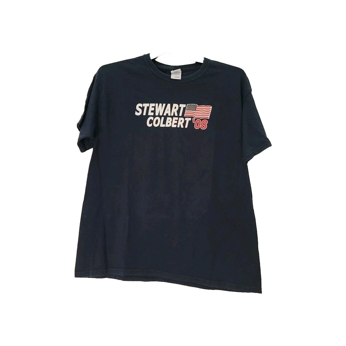 John Stewart Stephen Colbert 08 Campaign Debate Shirt Size L