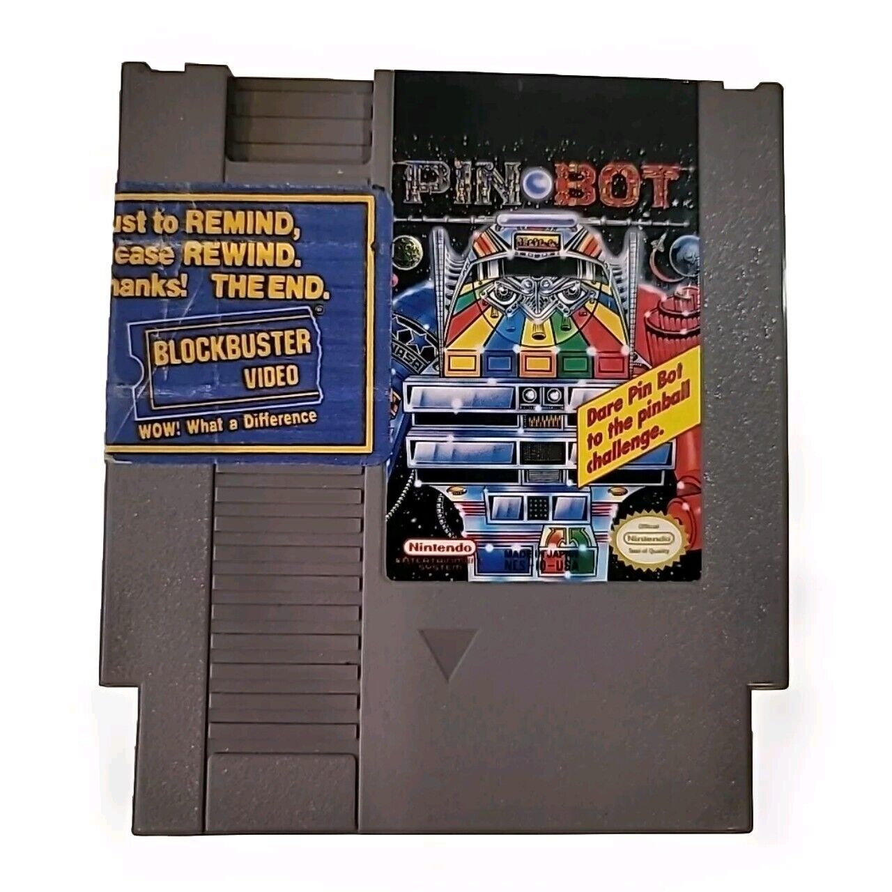 Pinbot ~Nintendo NES 1990 ~Pin Bot Pinball Game Cartridge Only ~