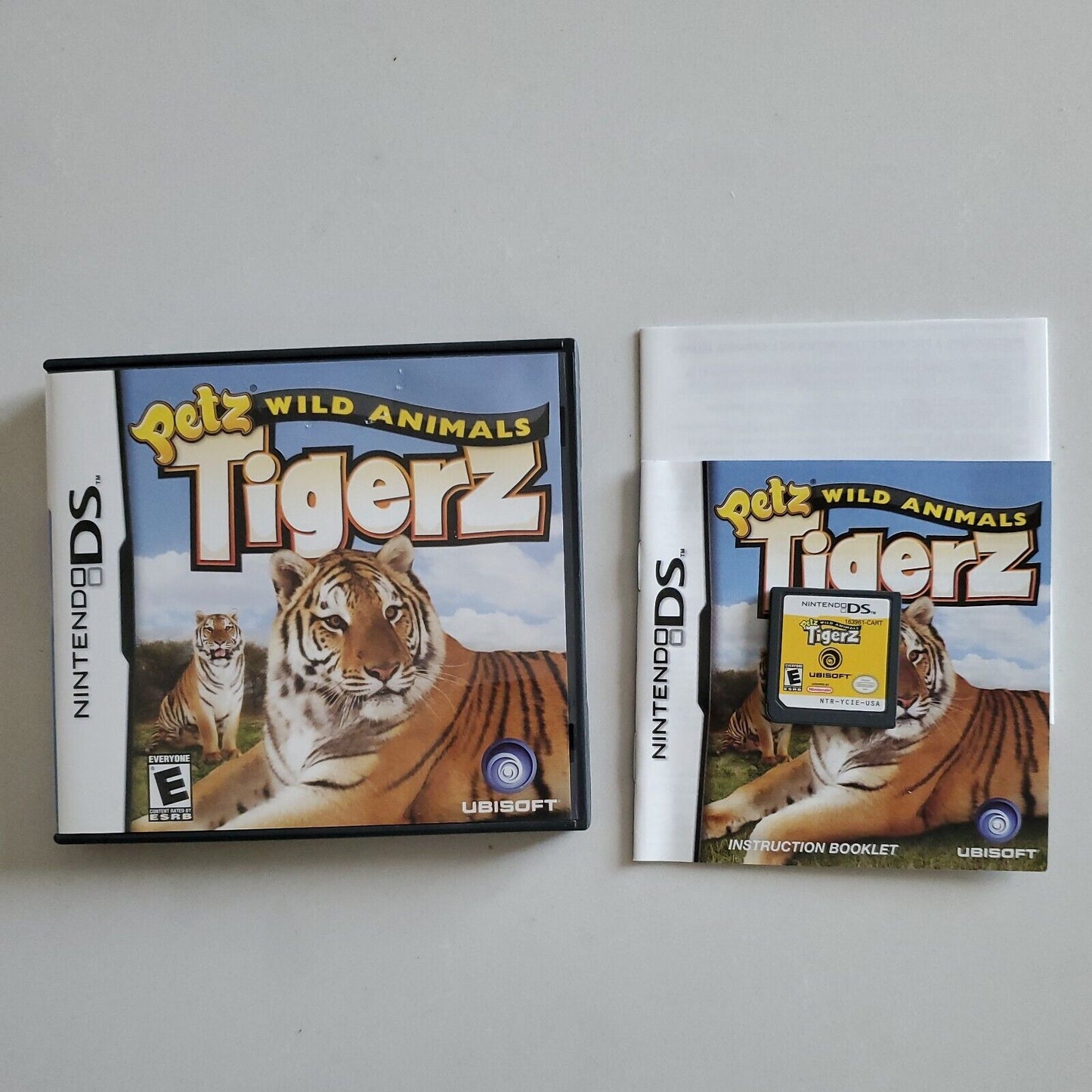 Petz Wild Animals Tigerz Nintendo DS Complete CIb