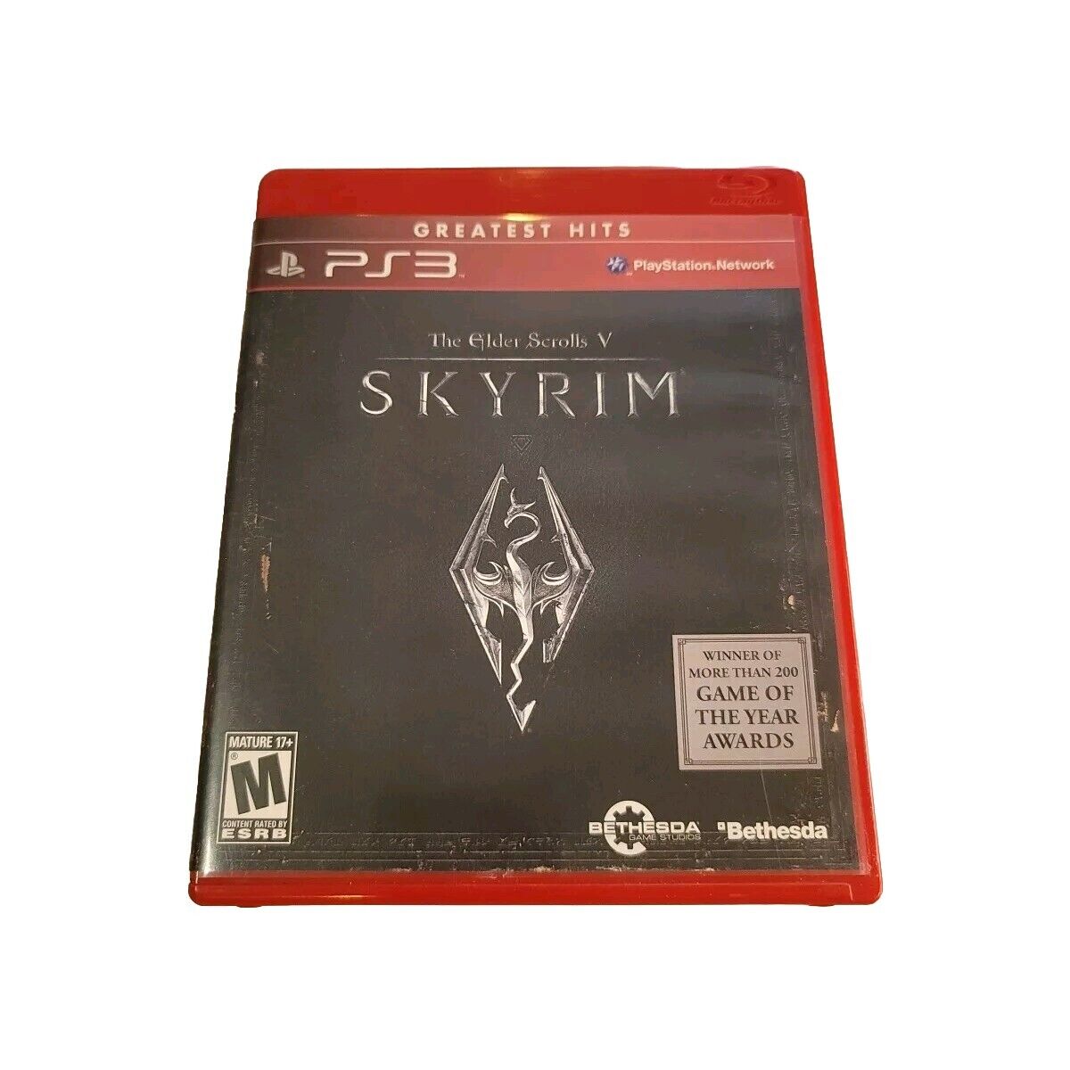 Elder Scrolls V Skyrim - PlayStation 3 PS3 - Complete w/ Manual - Tested Working