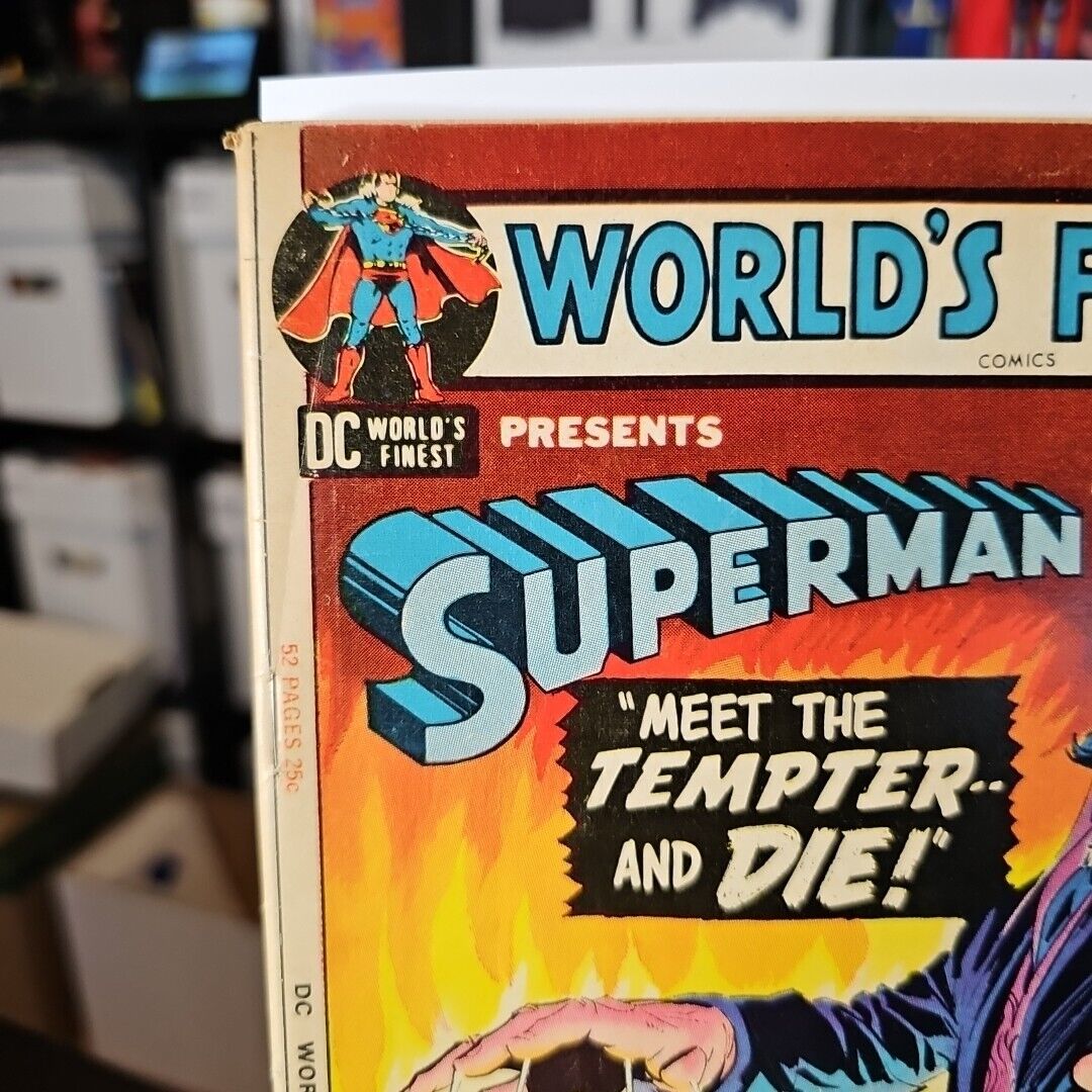 Worlds Finest 209 Dc Comics Superman Hawkman 1972