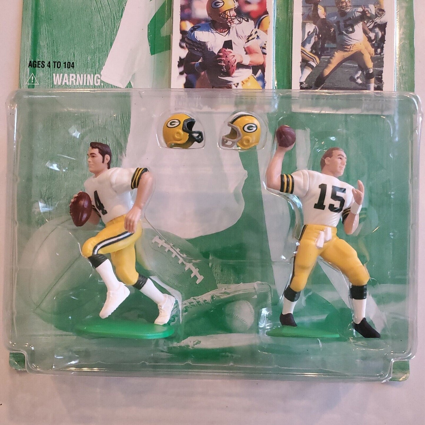 1997 Starting Lineup Classic Doubles Brett Favre / Bart Starr Green Bay Packers