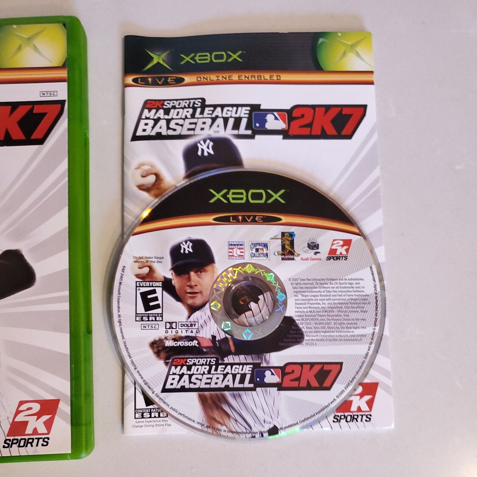 Major League Baseball 2K7 (Microsoft Xbox, 2007) Complete CIB SB2