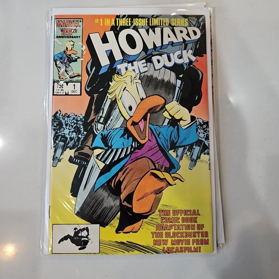 Howard the Duck The Movie # 1 2 3 Limited Series Marvel Comics 1987 F/vf