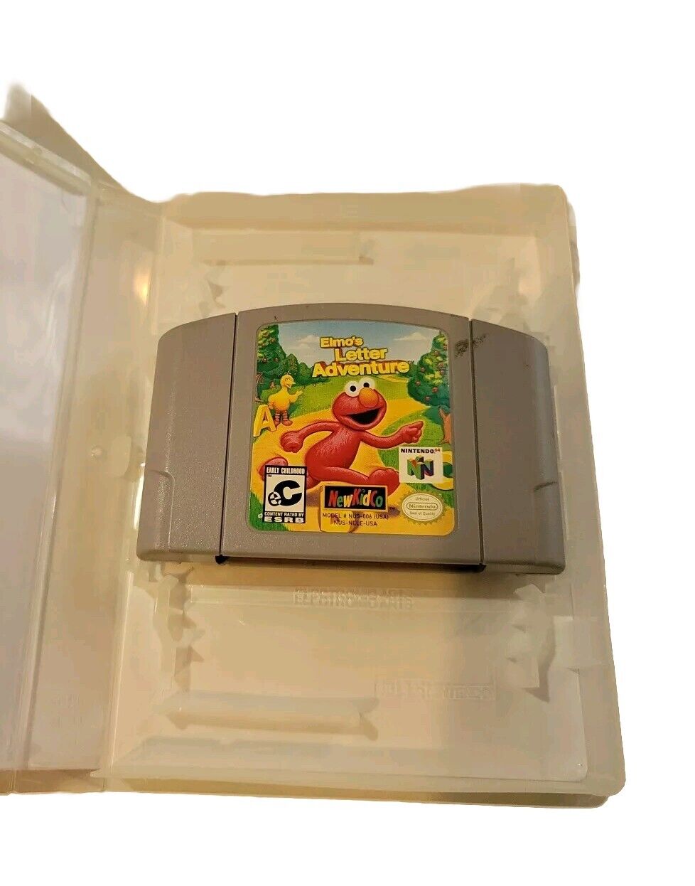 Sesame Street: Elmo's Letter Adventure (Nintendo 64, 1999) With Game Box