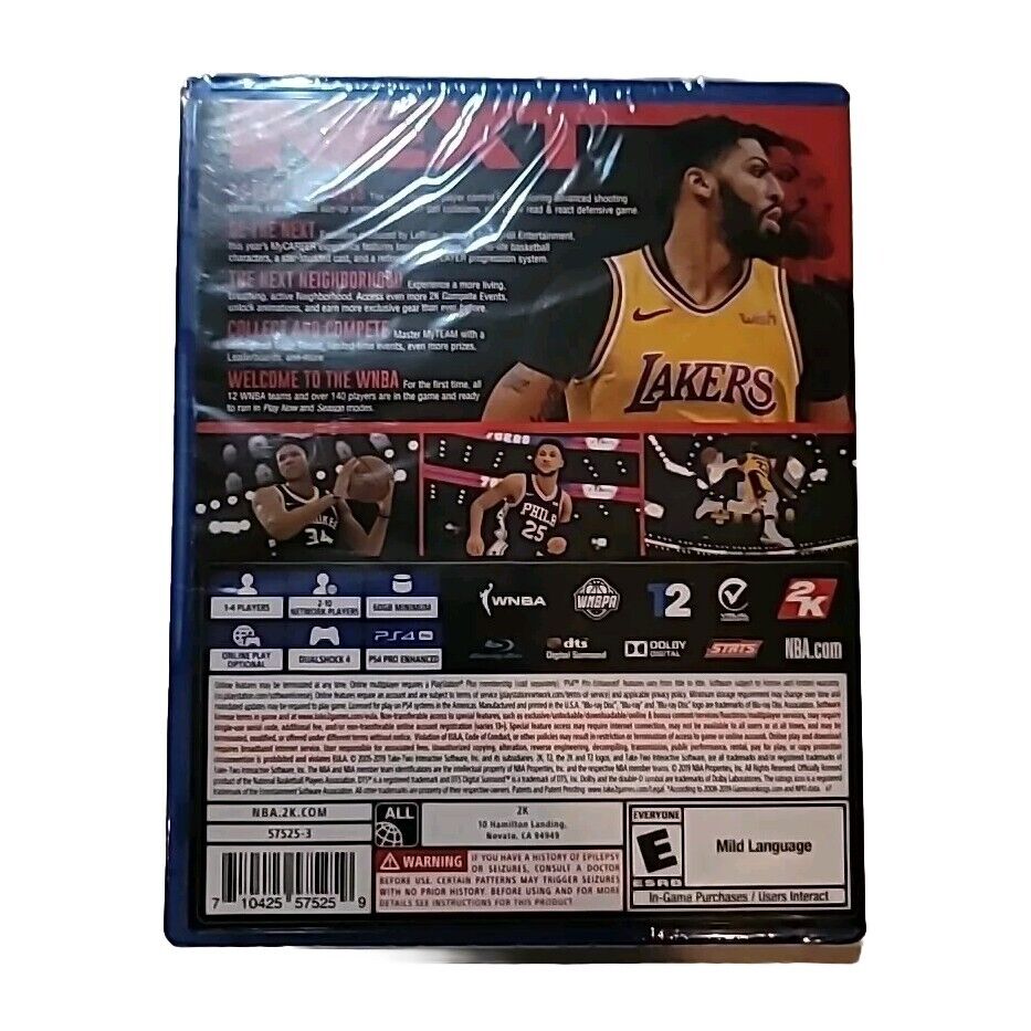 NBA 2K20 Ps4 - Sony PlayStation 4 - Brand New Factory Sealed PS4