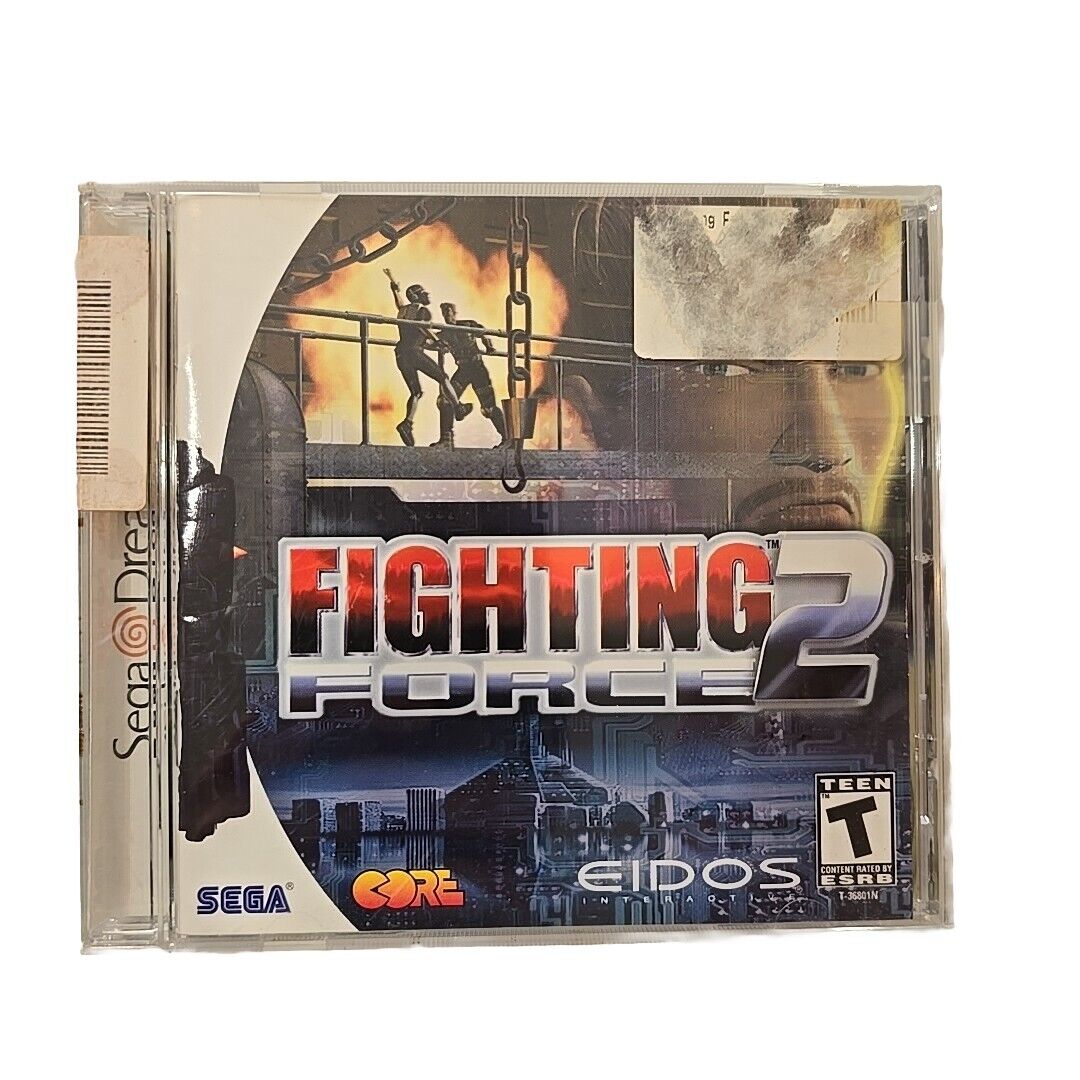 Fighting Force 2 (Sega Dreamcast, 1999) Tested & Working CIB COMPLETE 