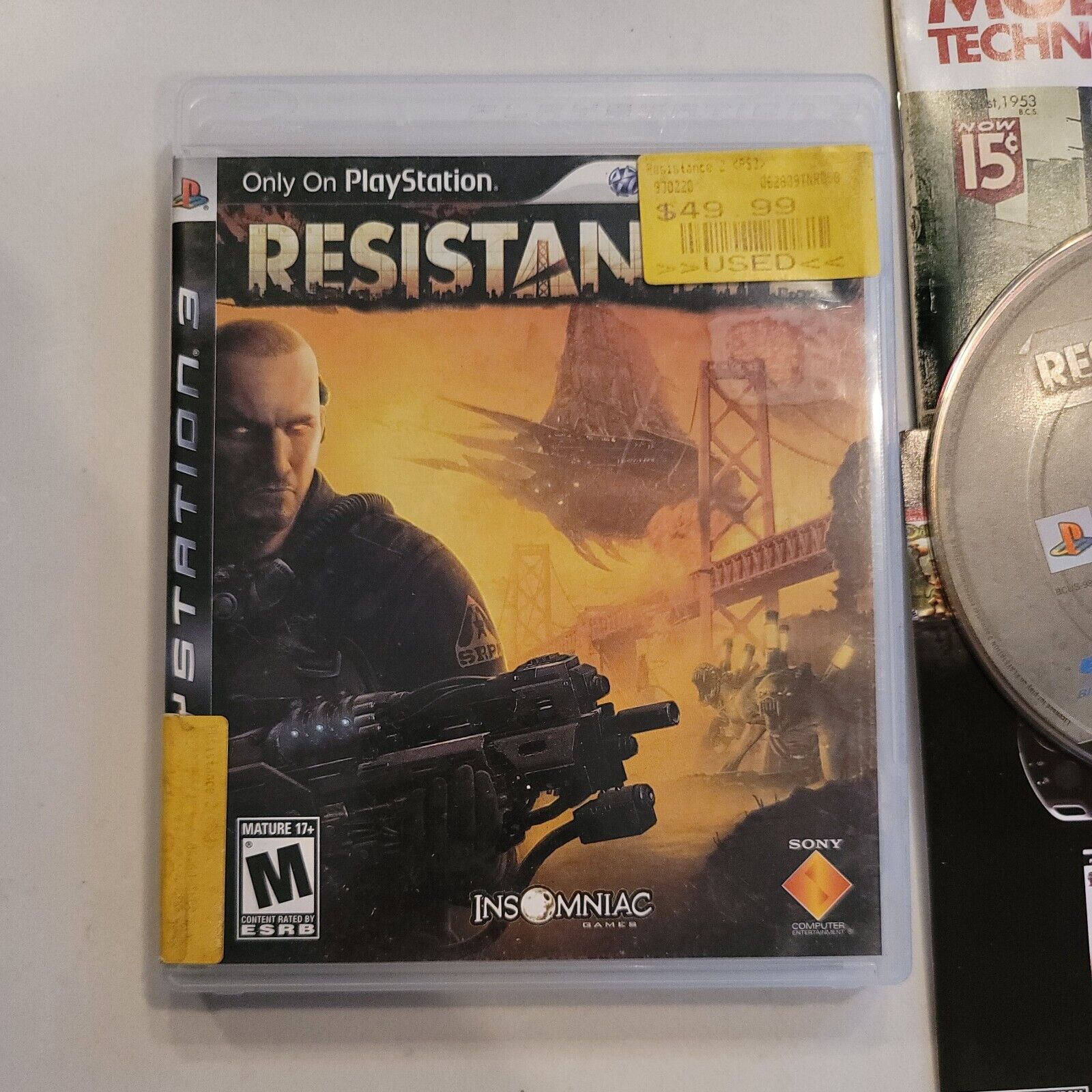 Resistance 2 (Sony PlayStation 3, 2008) Complete CIB SB10