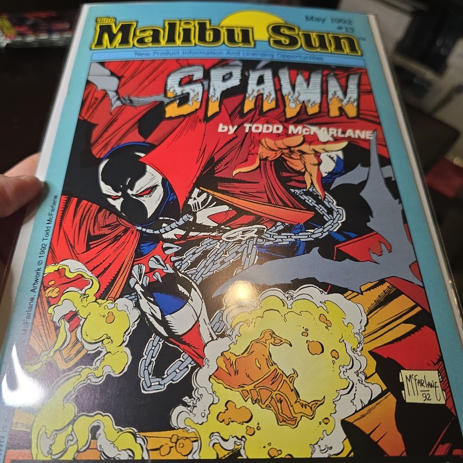 MALIBU SUN #13 1ST APPEARANCE OF SPAWN 1992 TODD MCFARLANE VF