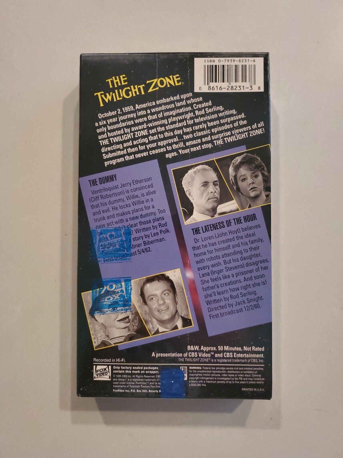 The Twilight Zone - Vol. 7 (VHS, 1991) Jack Klugman