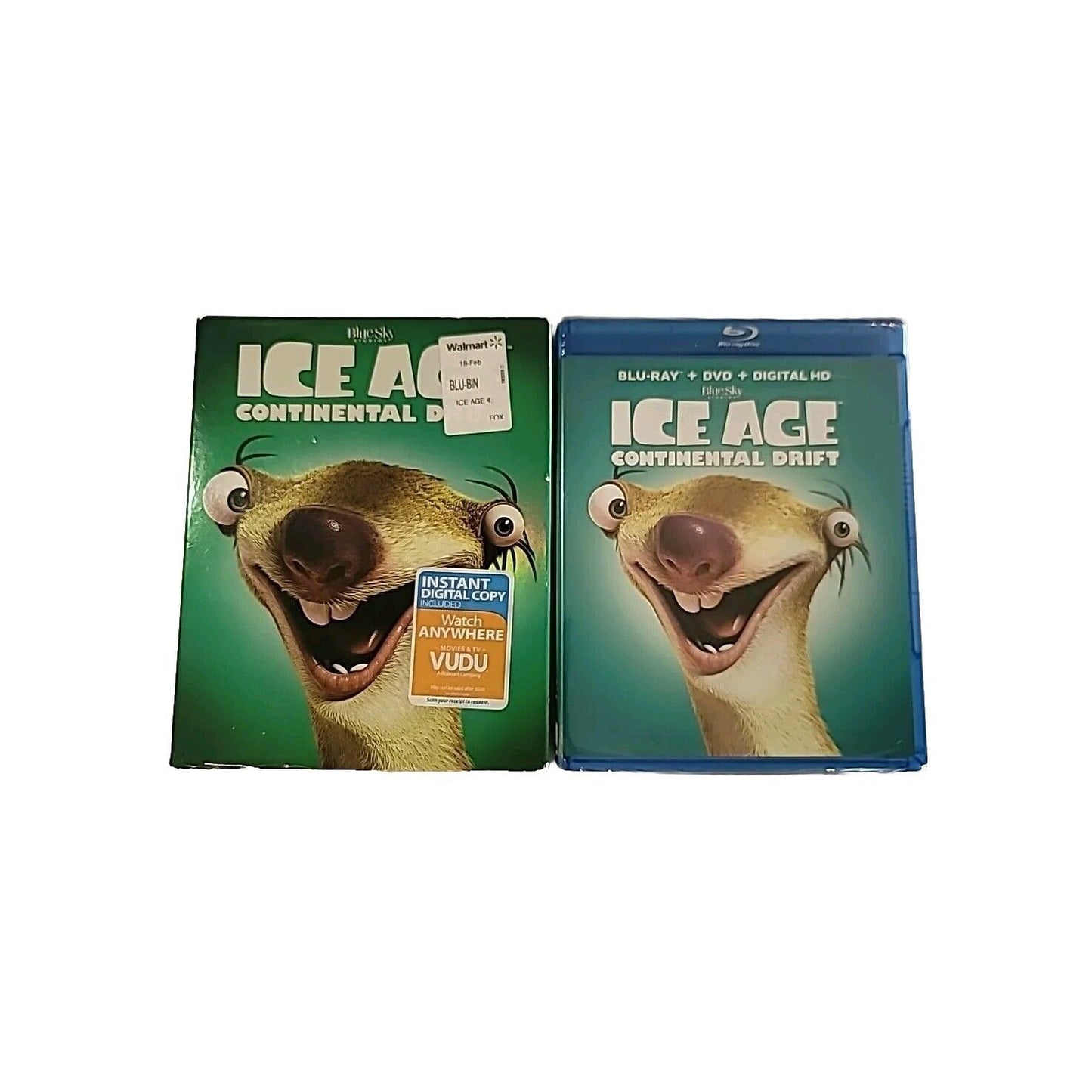 Ice Age: Continental Drift (Blu-ray, DVD & Digital, 2012) *new Sealed