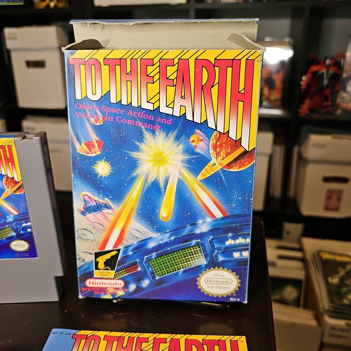 To the Earth (Nintendo Entertainment System, 1990) With VERY NICE BOX