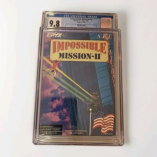 Impossible Mission II 2 Nintendo NES Sealed New CGC 9.8 A++ Graded