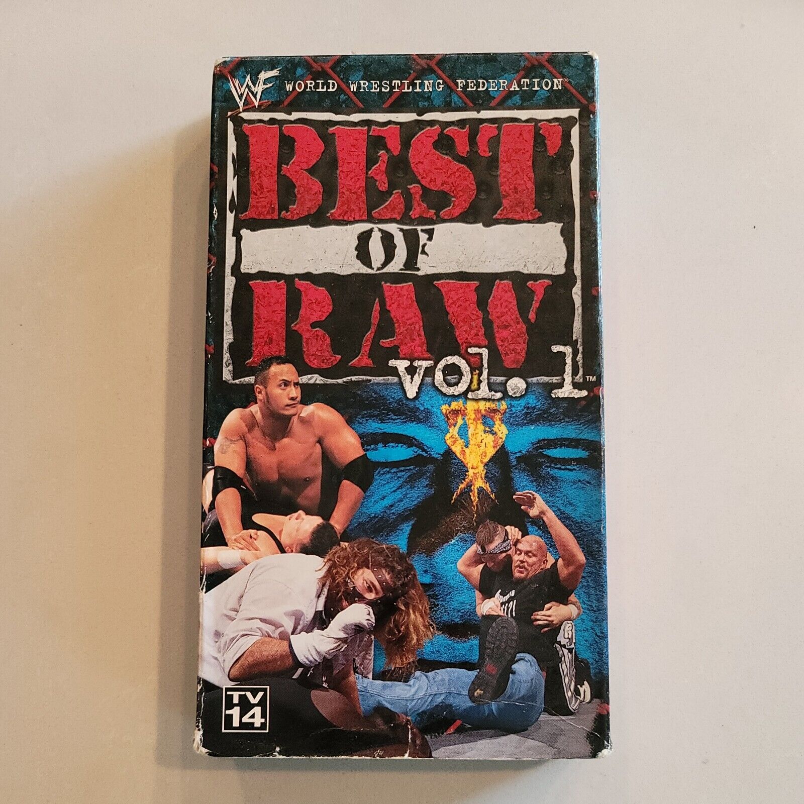 WWF Best Of Raw Vol 1 (VHS, 1999) Stone Cold Mick Foley Rock WWE SB10