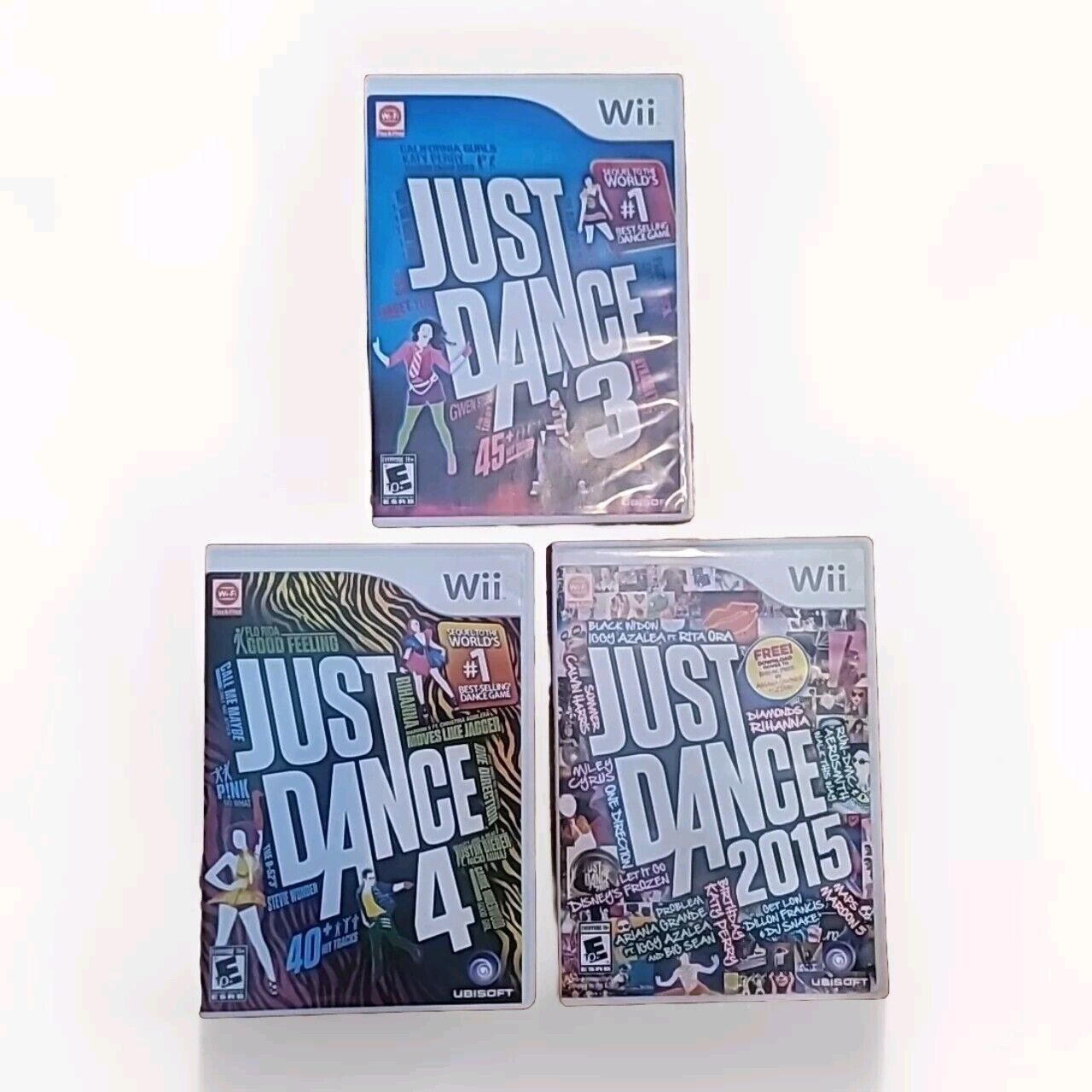 Wii Lot Just Dance 3, 4, 2015