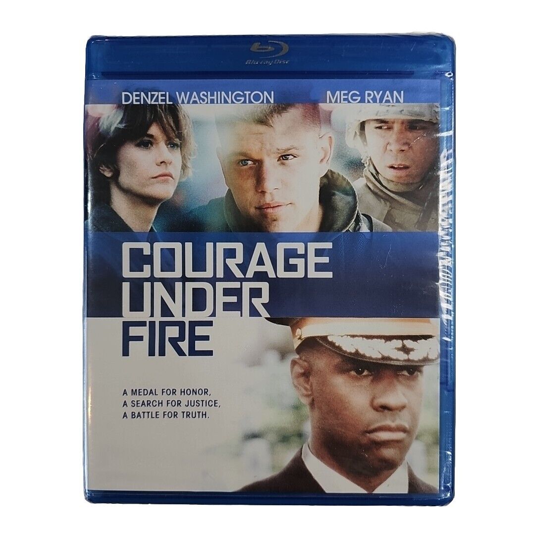 Courage Under Fire (Blu-ray, 2010) Denzel Washington, Brand New Factory Sealed