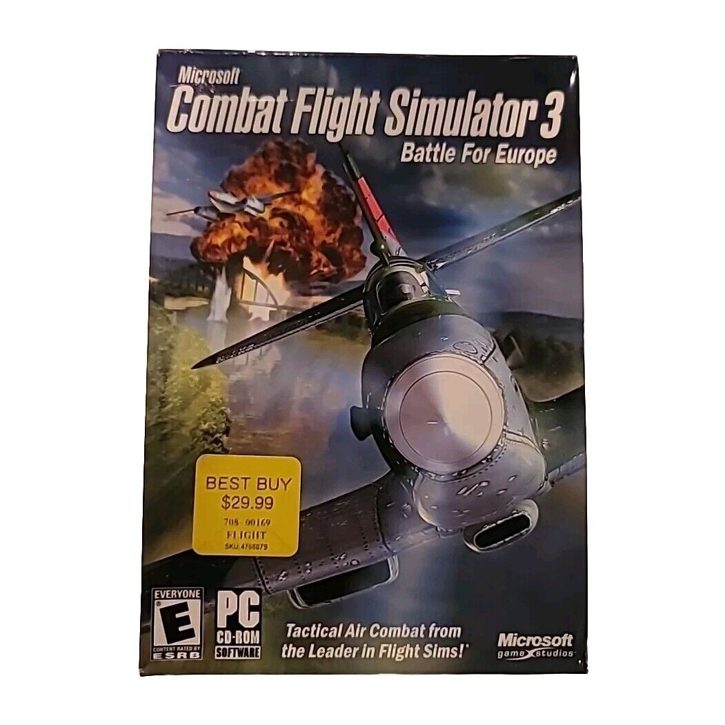 Microsoft Combat Flight Simulator 3: Battle For Europe (PC, CD-ROM, 2003)