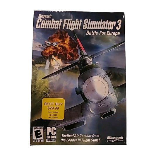 Microsoft Combat Flight Simulator 3: Battle For Europe (PC, CD-ROM, 2003)