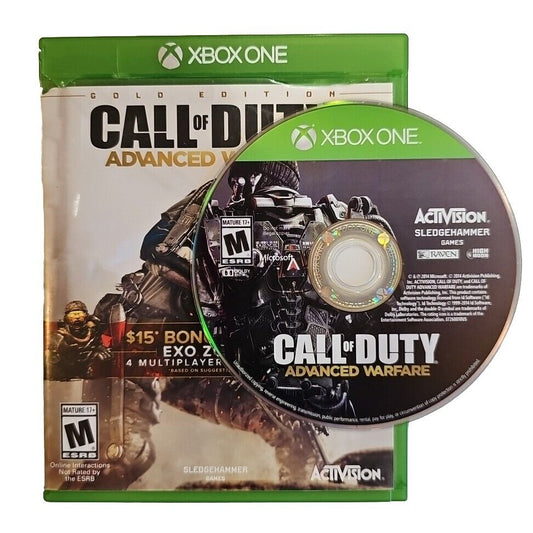 🚨 Call of Duty: Advanced Warfare Gold Edition XBOX One Complete CIB