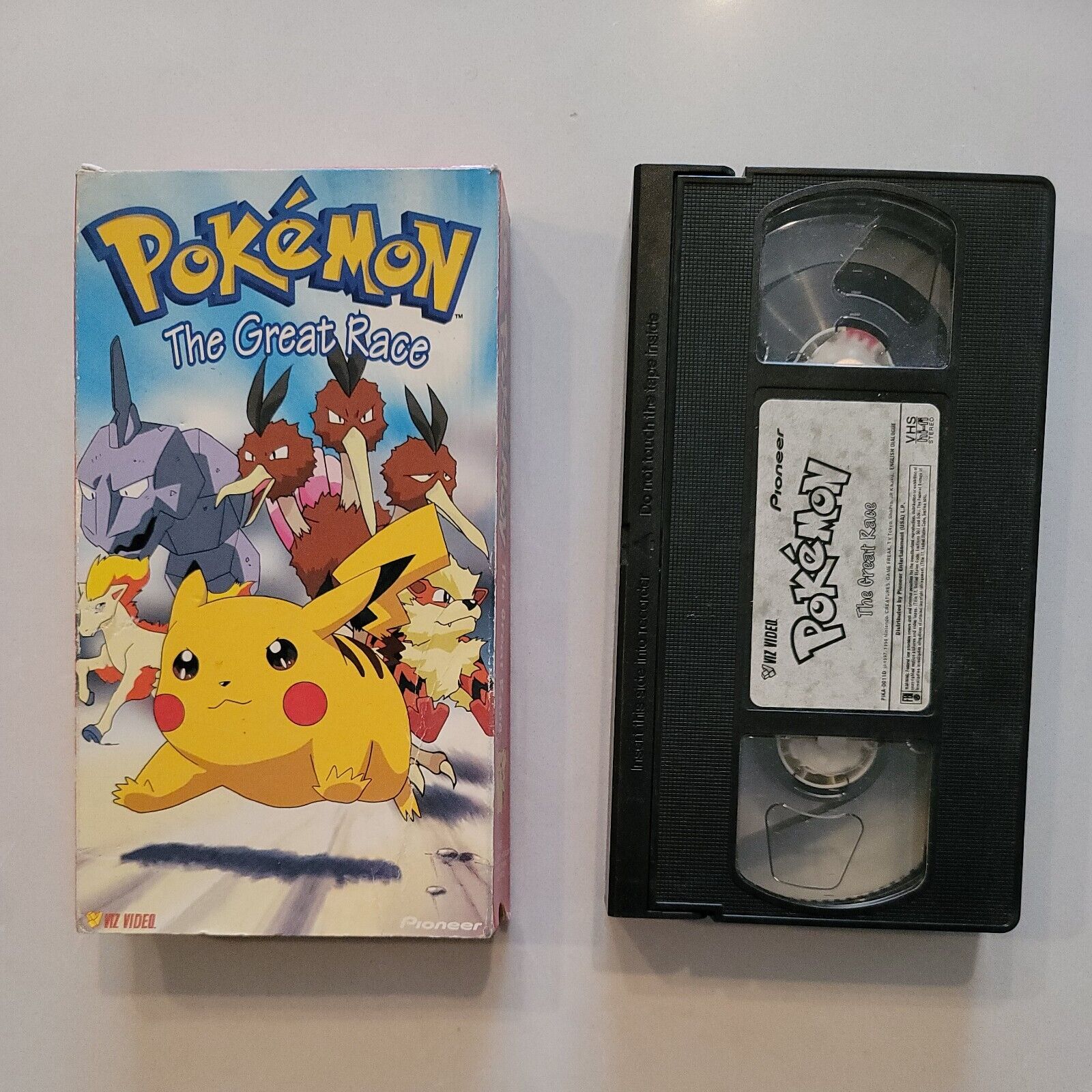 Pokemon Vol. 11: The Great Race (VHS, 1999) SB10