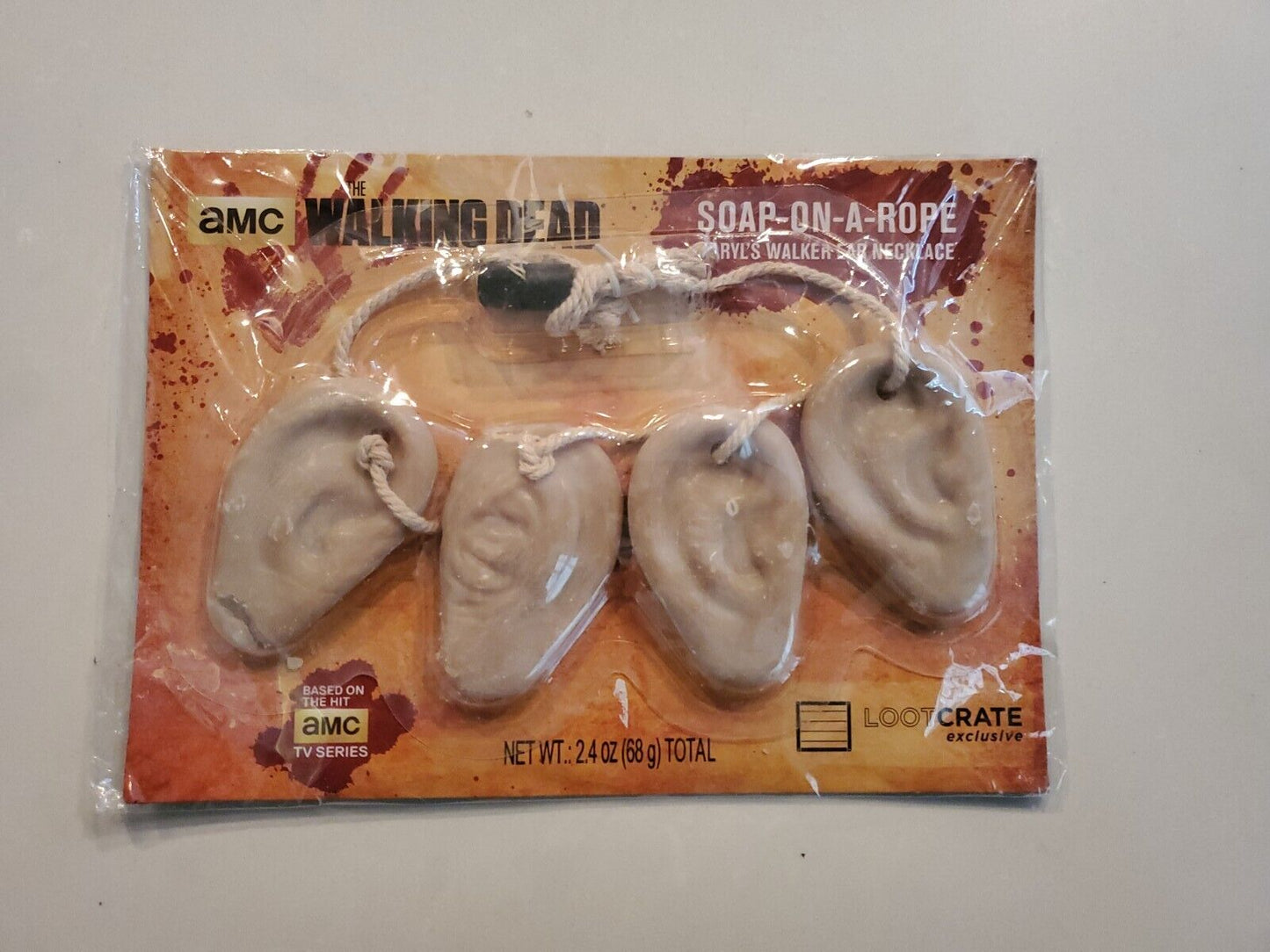 Walking Dead AMC LOOT Crate Exclusive Soap on a Rope Ears Daryl Walker RARE