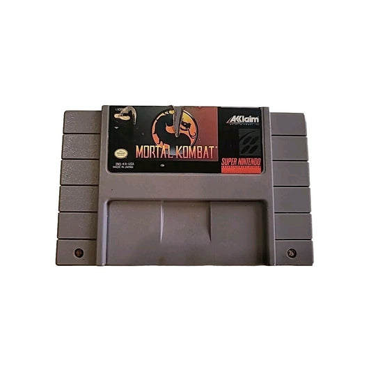 Mortal Kombat (Super Nintendo, SNES, 1992) Cart Only Tested