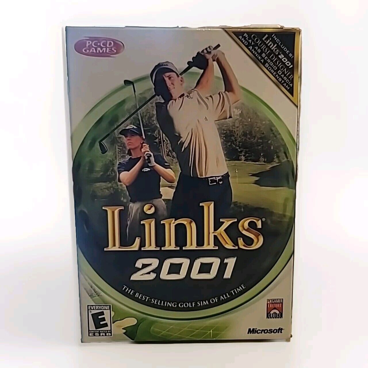 Links Golf Simulation 2001 Microsoft PC Game 3 CD’s