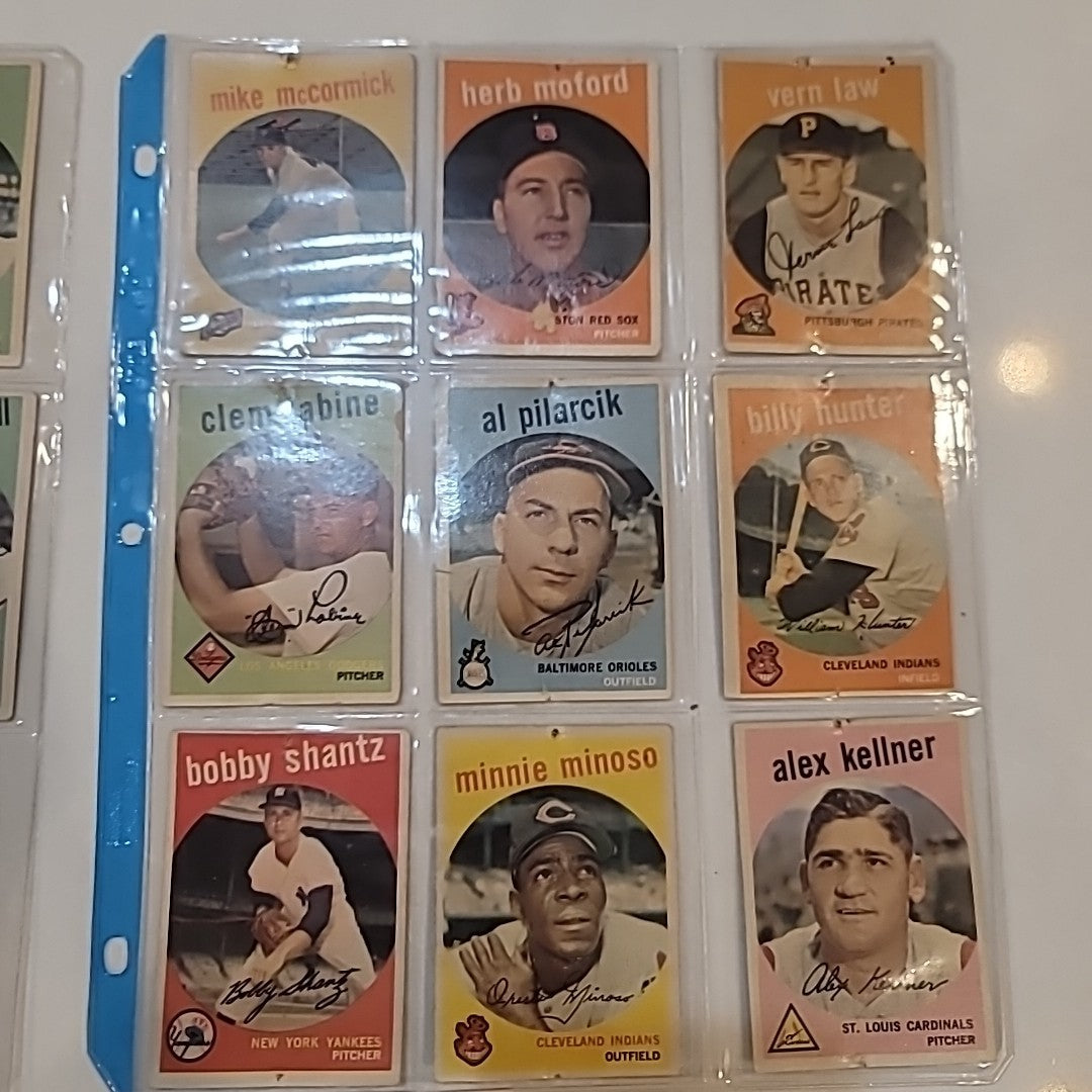 Lot of 1958 Topps Baseball,  36 Cards Inc. Stars & Rookies