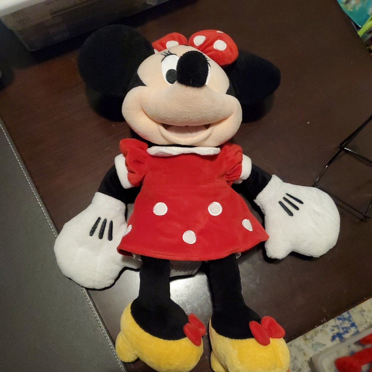 Minnie Mouse Large Soft Toy Plush Approx 19" Disney Store Polka Dot Girls Gift