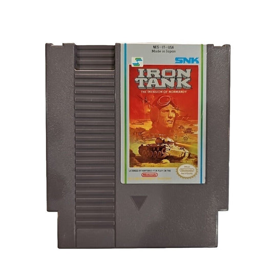 Iron Tank: The Invasion of Normandy (Nintendo Nes 1988) Cleaned and Tested