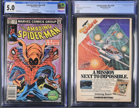 The Amazing Spider-Man #238 (Marvel Comics March 1983) CGC 5.0 W/ Tattooz